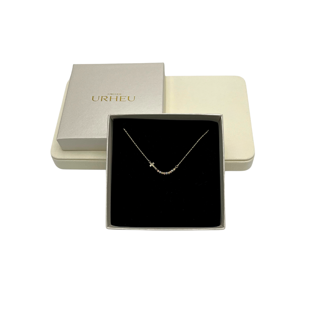 Goldkette Kreuz Kugeln