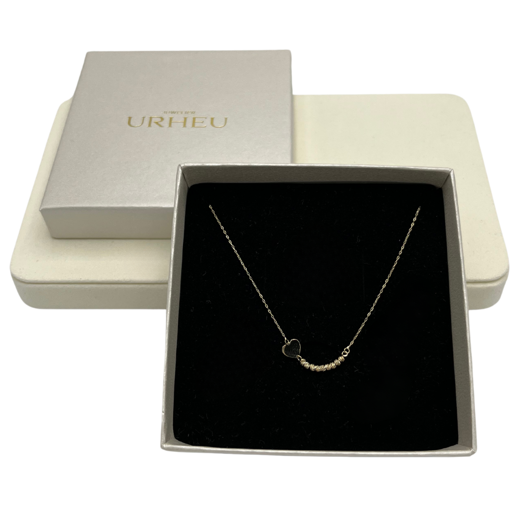 Goldkette Herz Kugeln