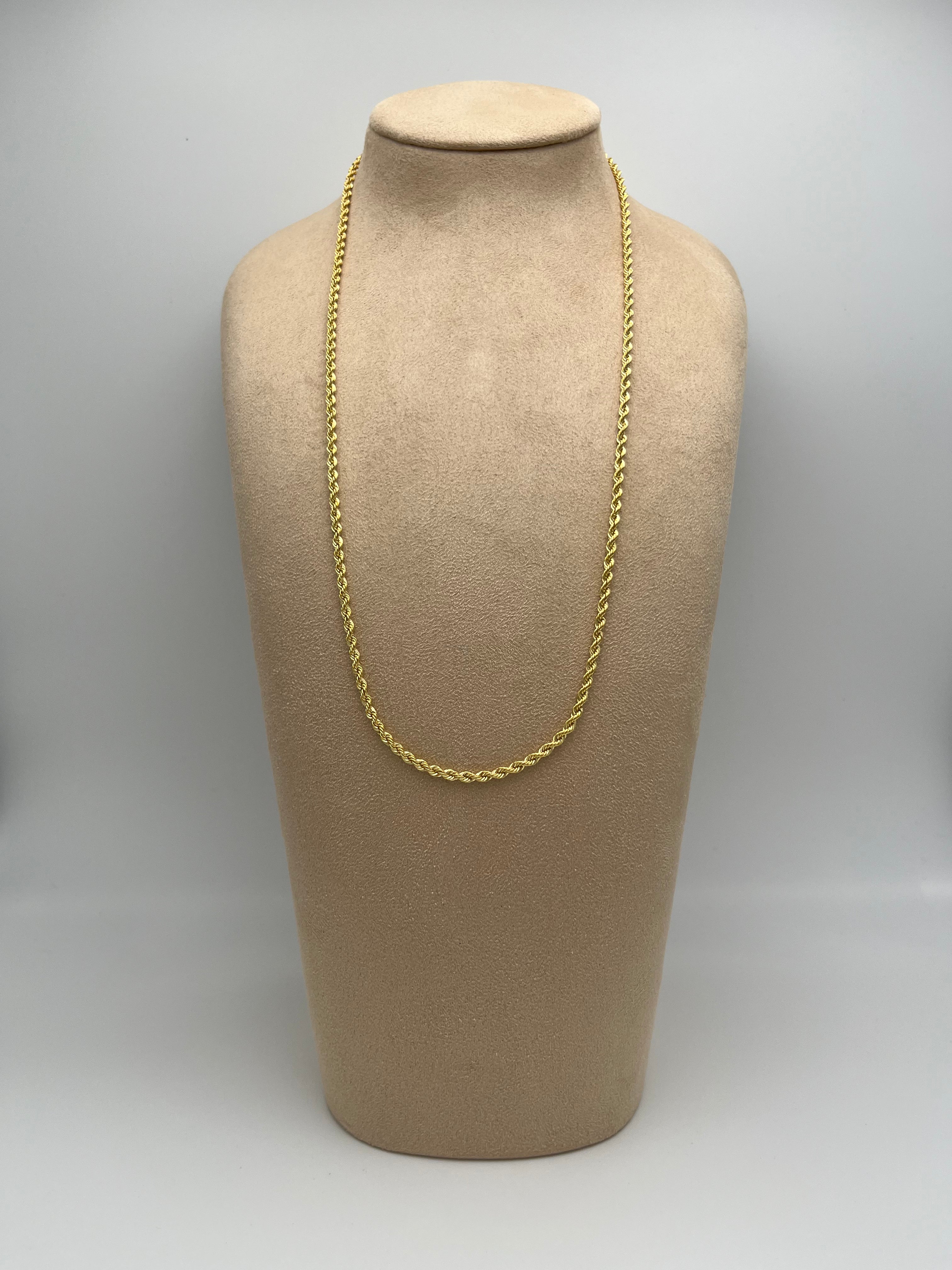Goldkette Kordel